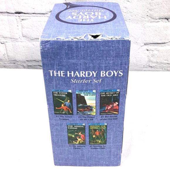 The Hardy Boys Starter Set By Franklin Dixon Hardcover Five Book Boxed Bundle - Picture 9 of 11